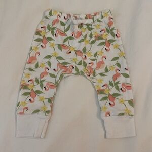 Sapling Flamingo Print Baby Pants